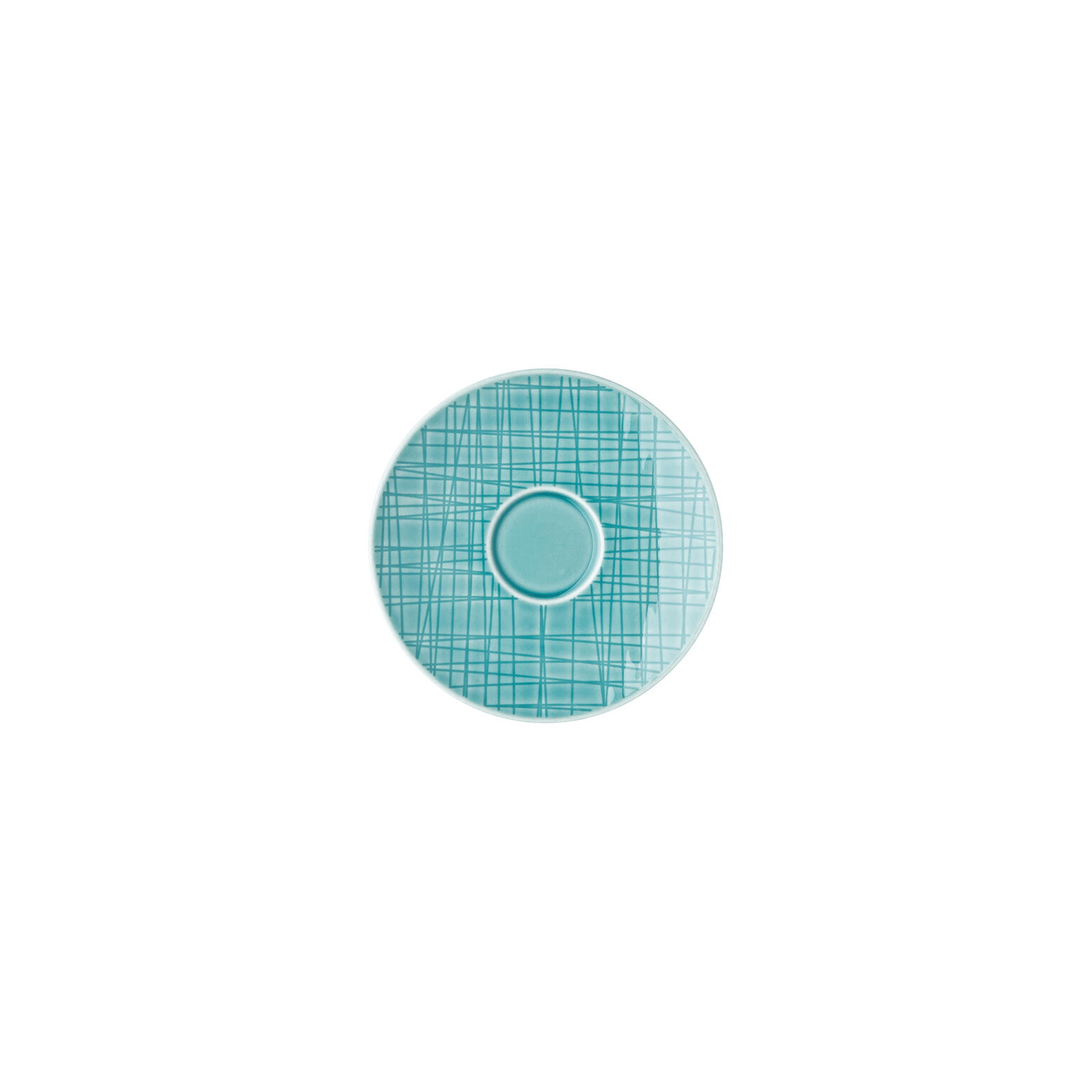 Mesh Colours Aqua Espresso-Untertasse