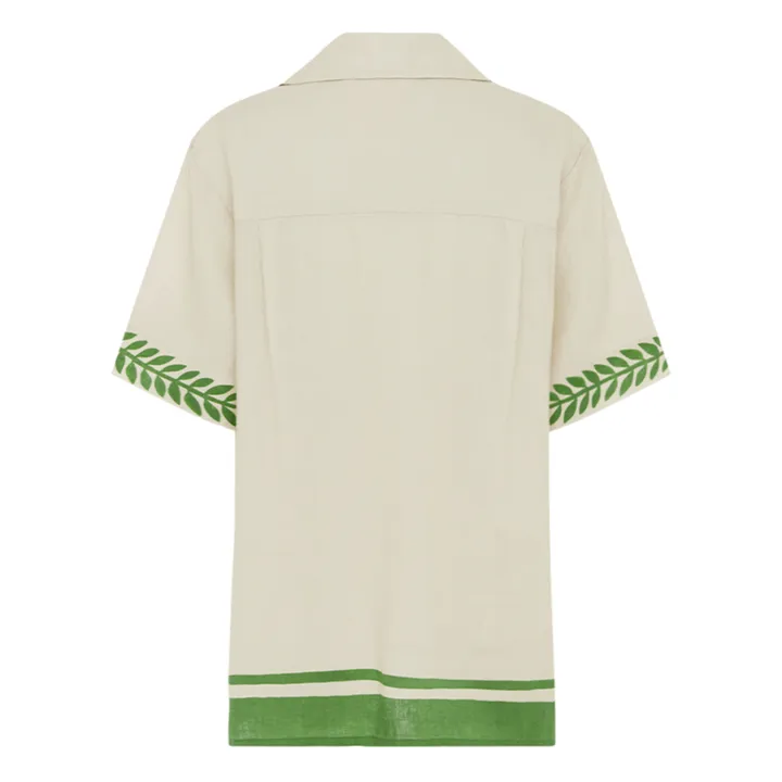 Soleil Soleil Chemise Darcy Vestige Lin | Blanc