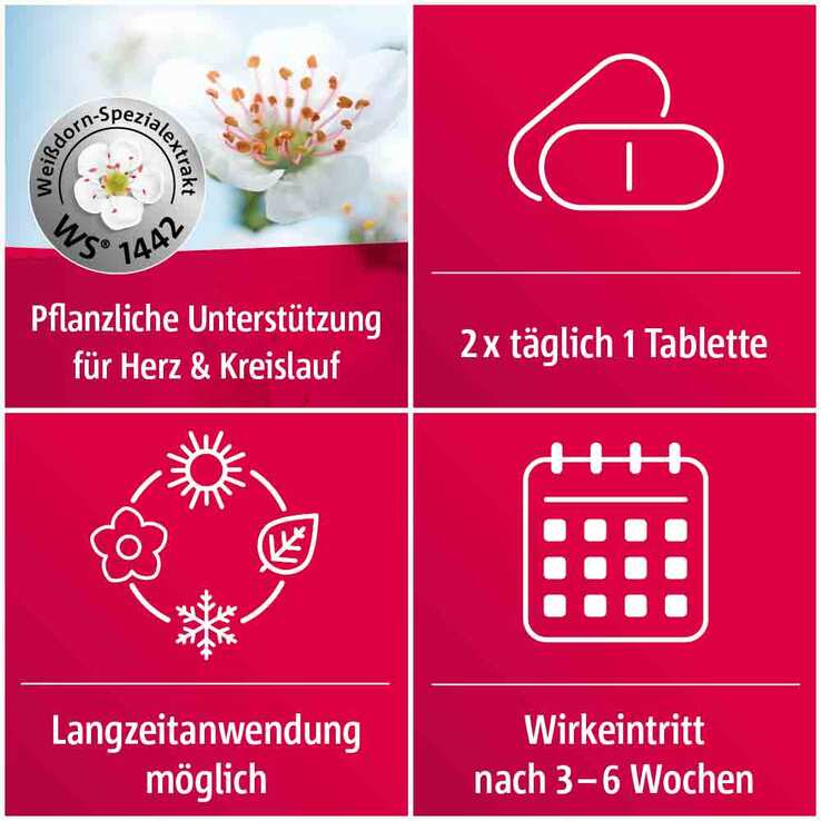 Crataegutt 450 mg Herz-Kreislauf-Tabletten, 60 St