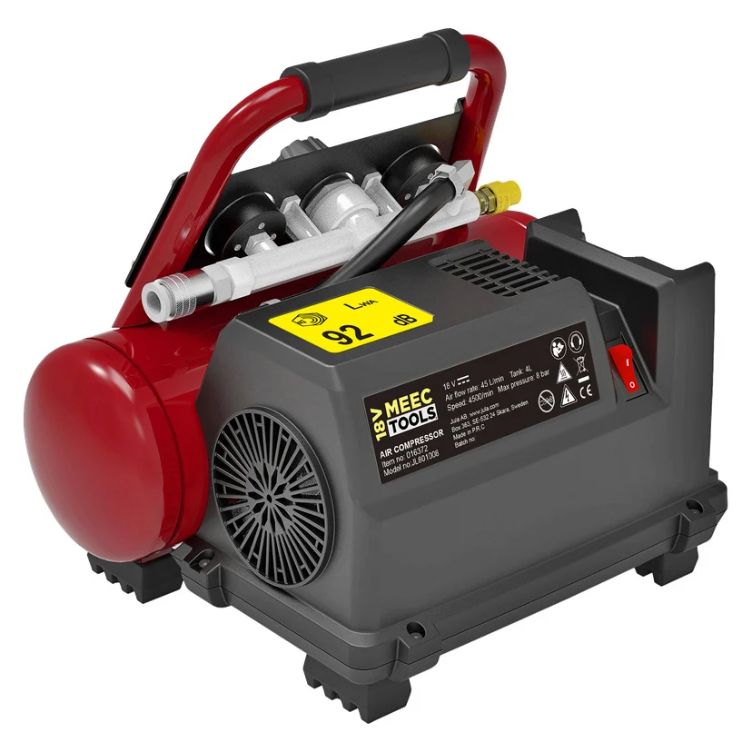 Batteridrevet kompressor 18 V 4 l