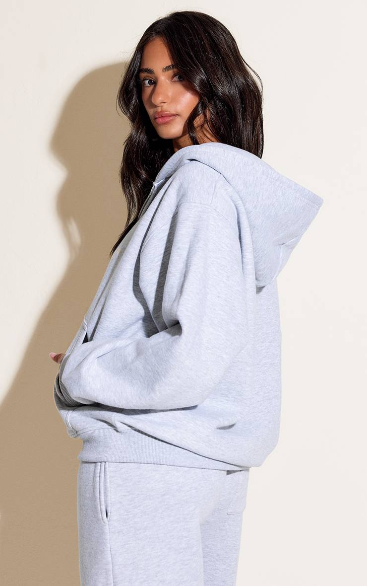 Gris Cendré Sweat À Casynthétiqueche Zippé Petite