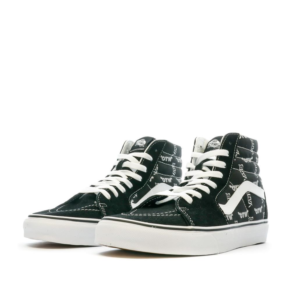 Vans Baskets Noires/Blanches Homme Vans Sk8-hi