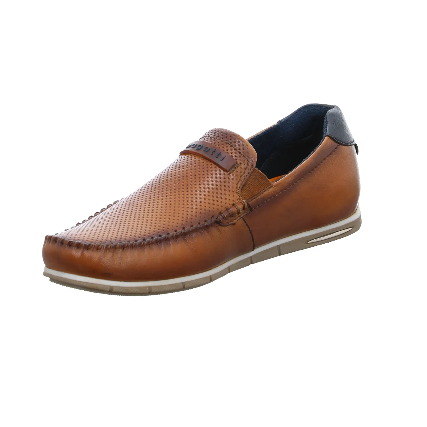 BUGATTI SHOES Halbschuh Cognac Leder