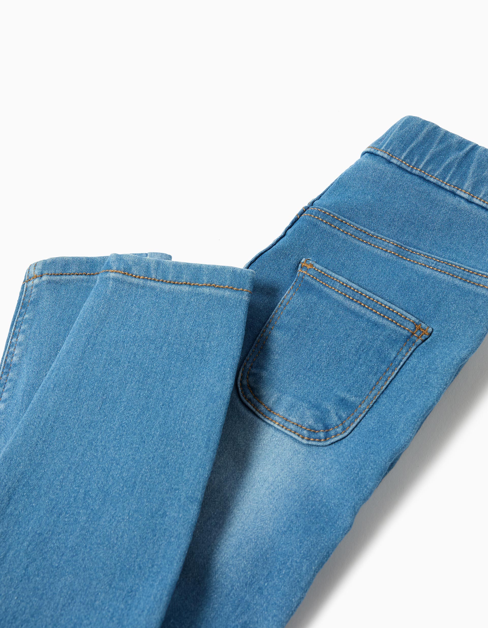 Jeggings de Ganga, Menina, Azul Claro