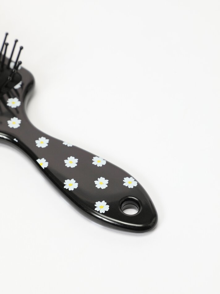 Escova de cabelo com flor - Vários modelos