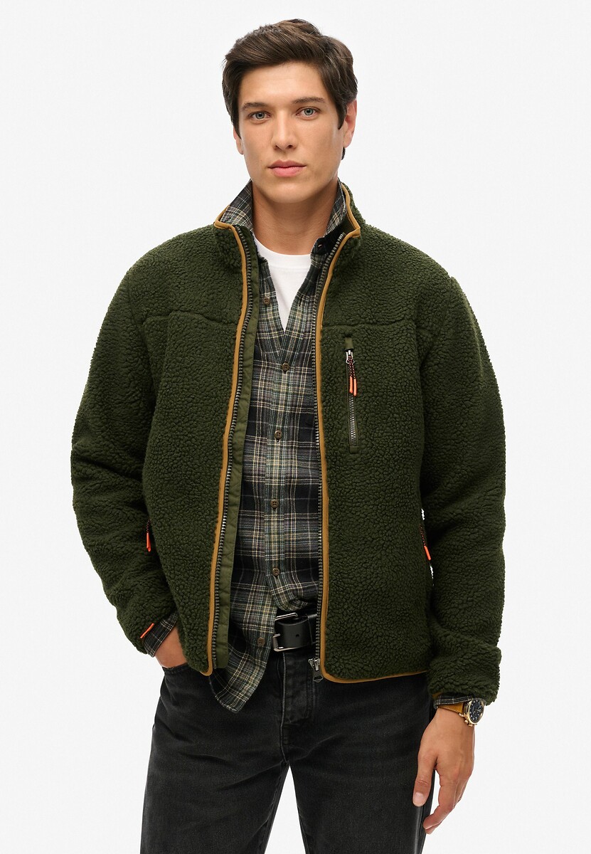SUPERDRY<br>Lã Sherpa com zíper