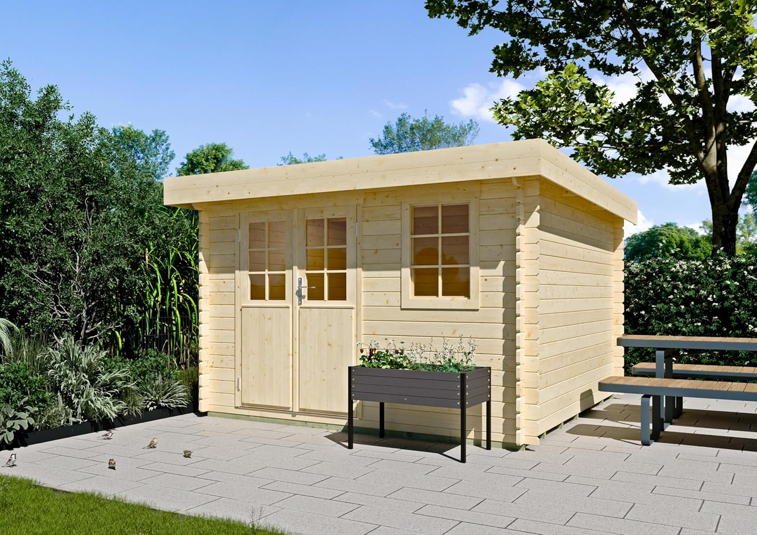 Gartenhaus Chester 3,00x3,00 m
