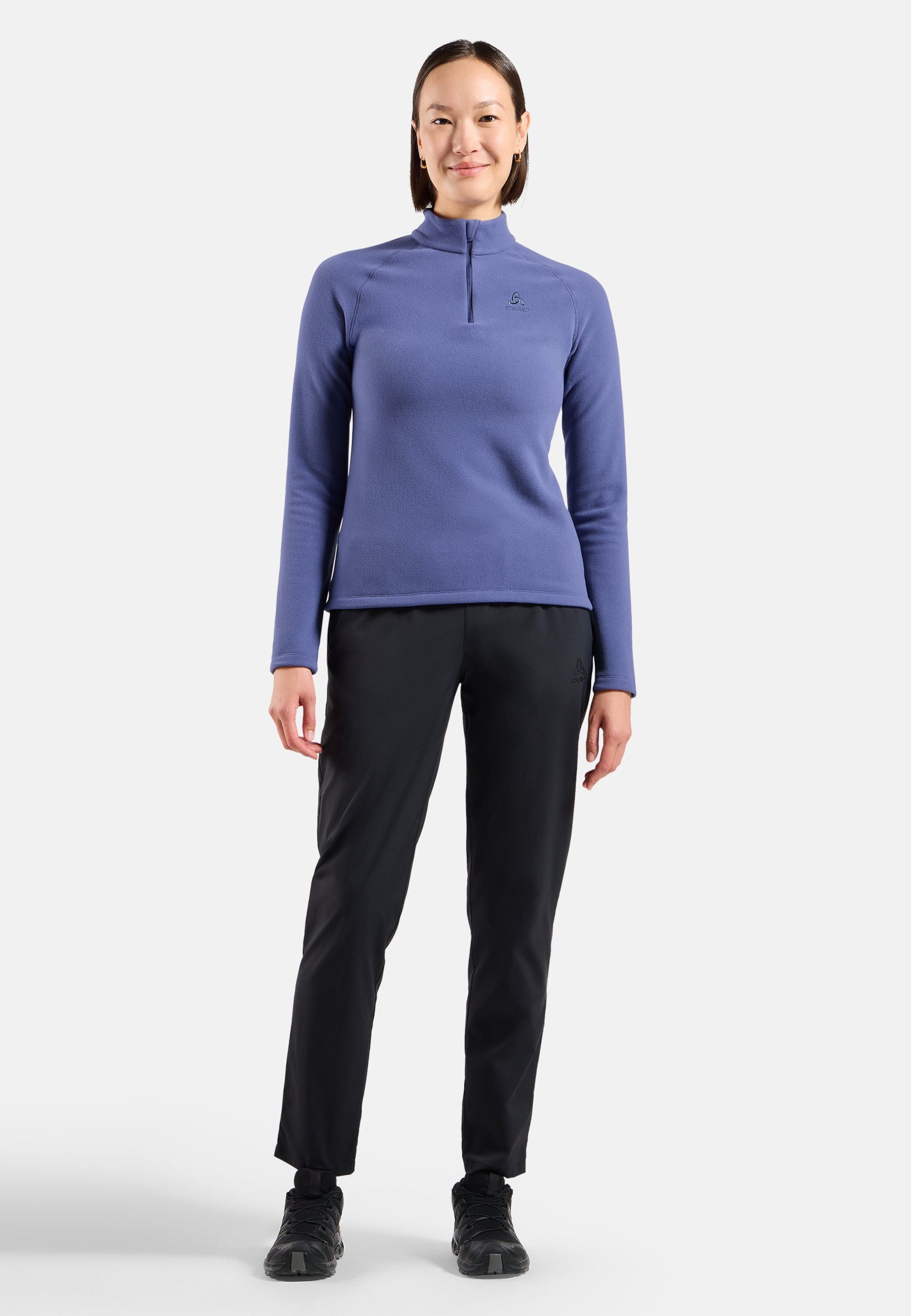 Rigi Mid Layer mit Halbreissverschluss in Skipper Blue