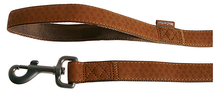 Laisse Mc Leather 25mm L.1,2 m jaune