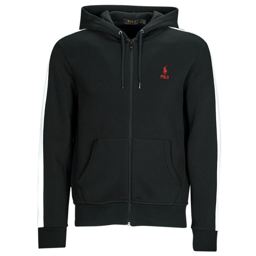 Polo Ralph Lauren - VESTE DE SURVETEMENT AVEC BANDES Negro / Blanco / Polo / Negro / Multiple