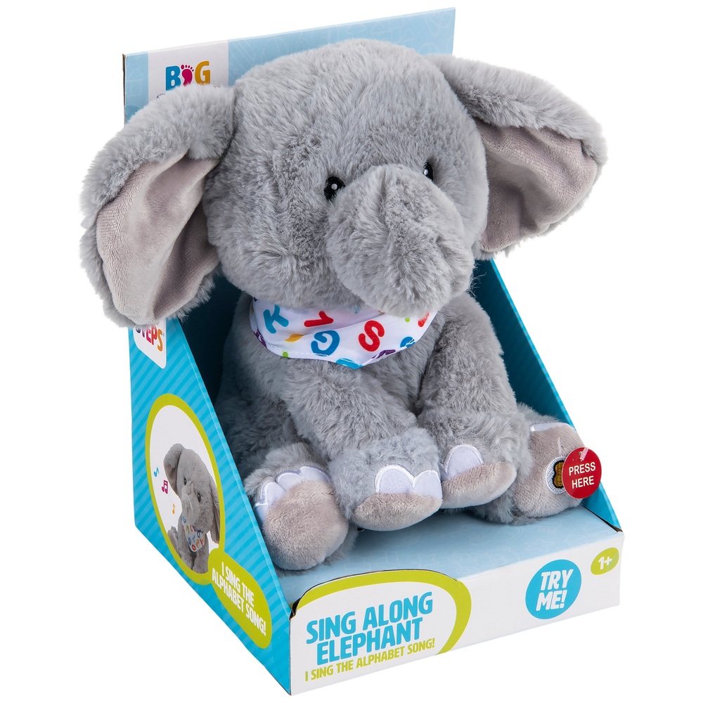 Große Schritte – Mitsing-Alphabet-Elefant