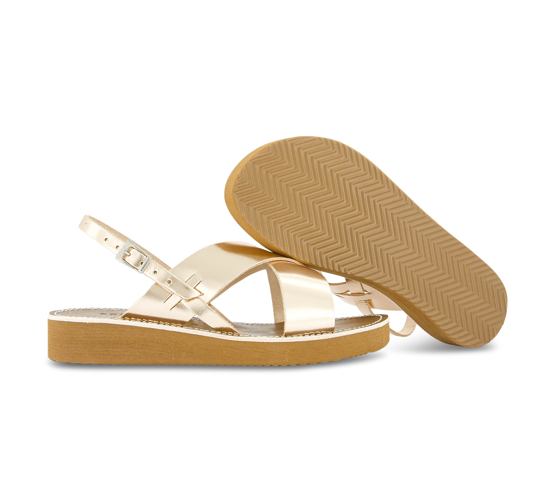 Bold Matters Riemchensandalen rosa