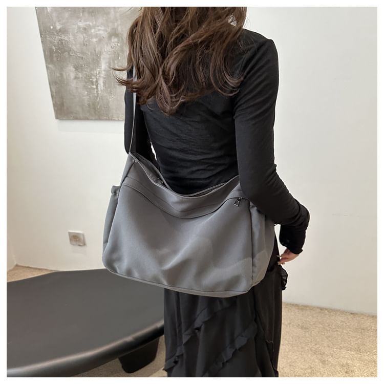 NewTown - Effen canvas tas