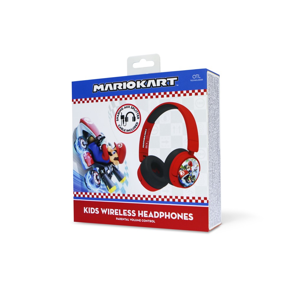OTL - Bluetooth Hovedtelefoner m/Voksen Kontrol - Mariokart