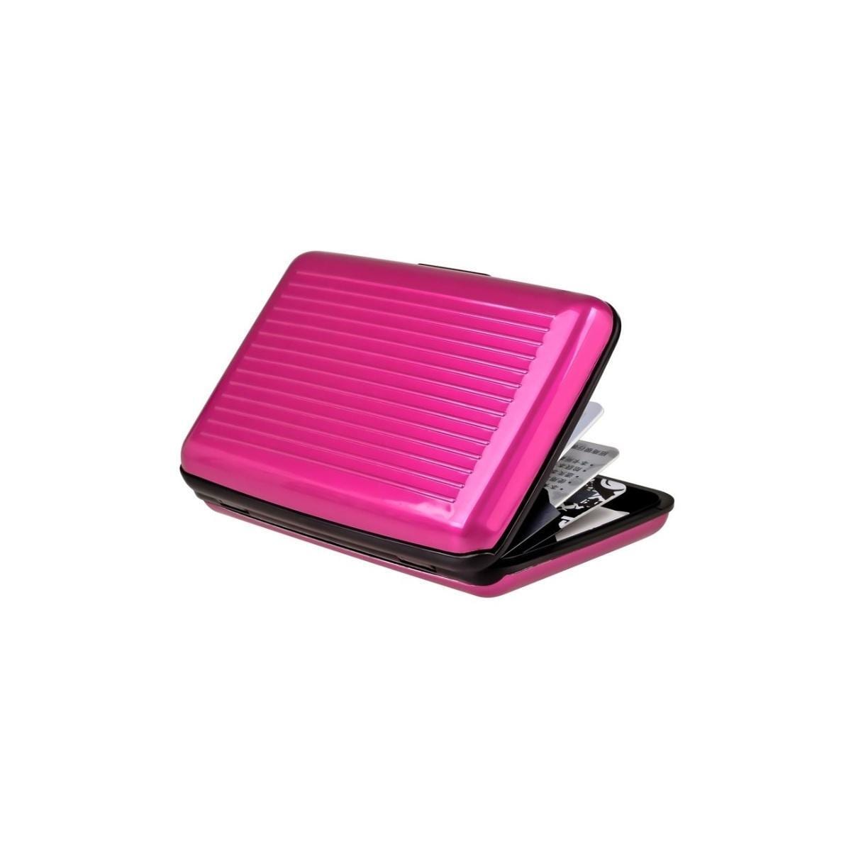 Lommebok med 6 kortplasser, RFID-beskyttelse, Cerise
