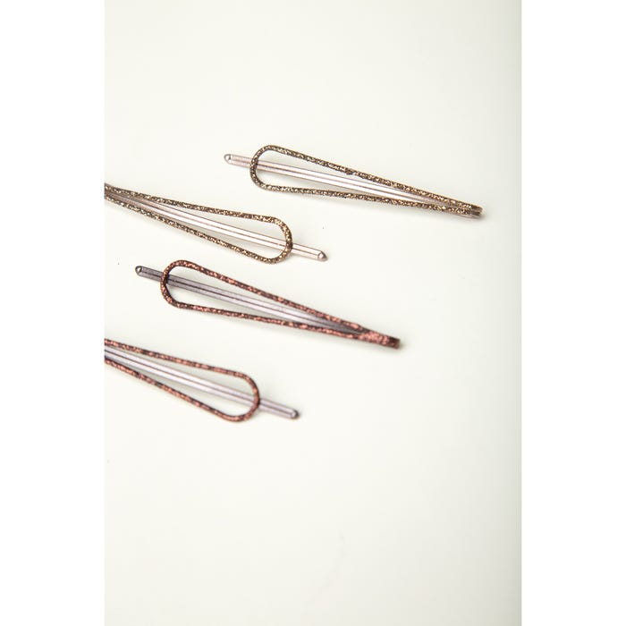 Veritas-Set van 4 schuivers met glitter