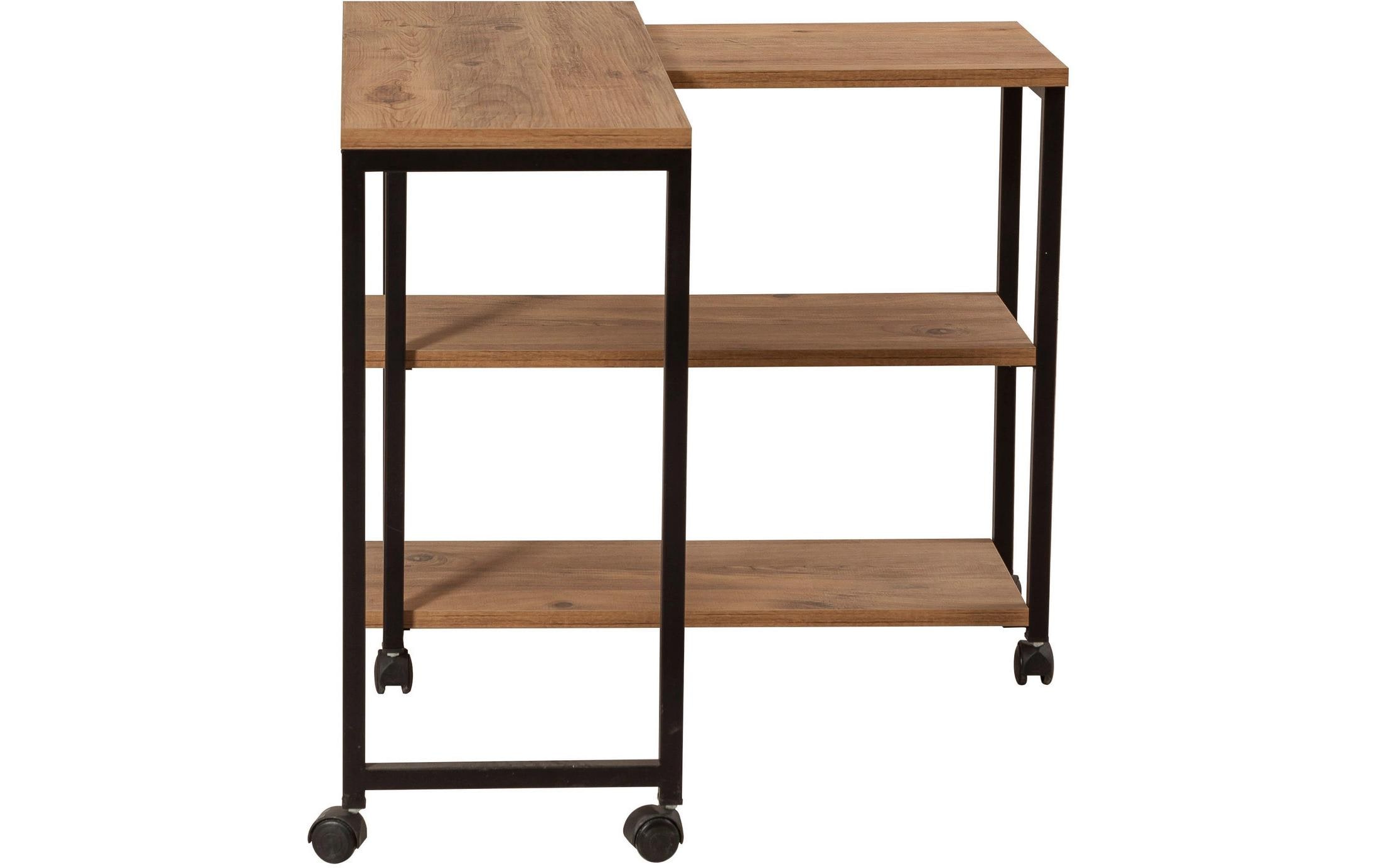 Couchtisch Melin 70 x 30 x 63 cm, Braun<br>Nebentisch