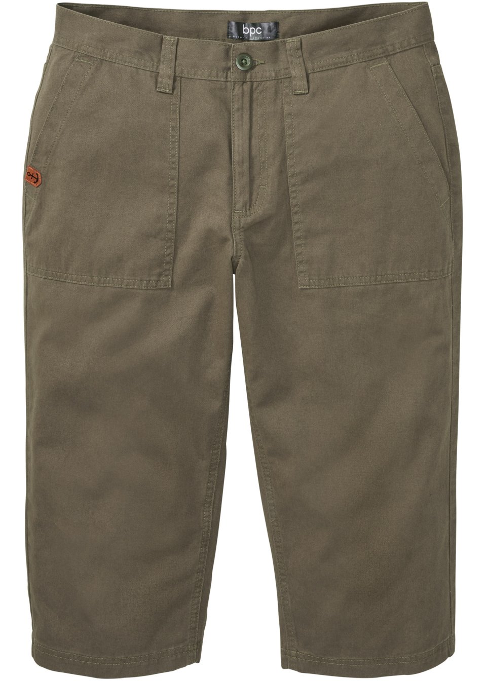 Bermuda long avec poches plaquées, Regular Fit