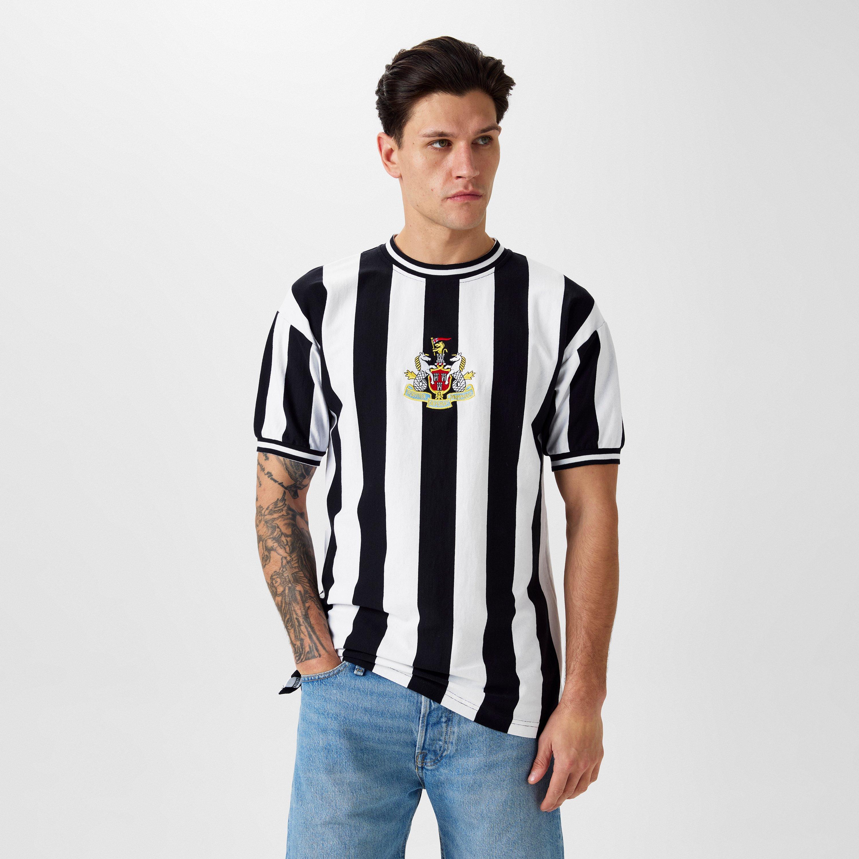 Score Draw ScoreDraw Newcastle United FC Retro Home Shirt 1974 Adults