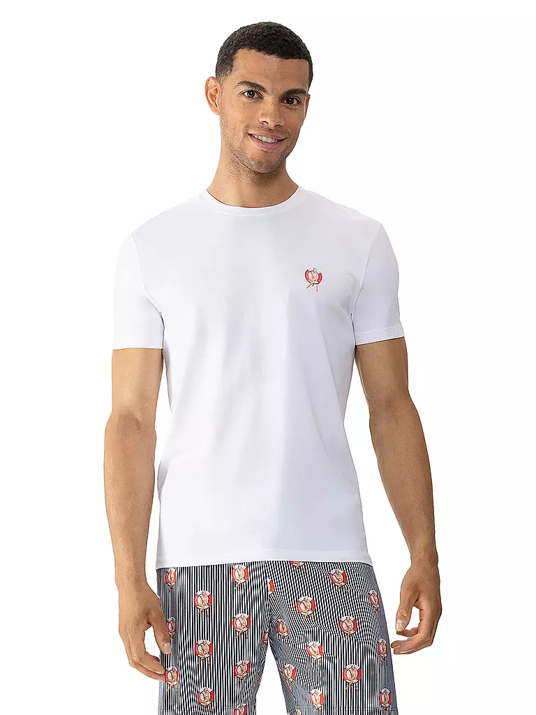 MEY Pyjama T-Shirt weiss