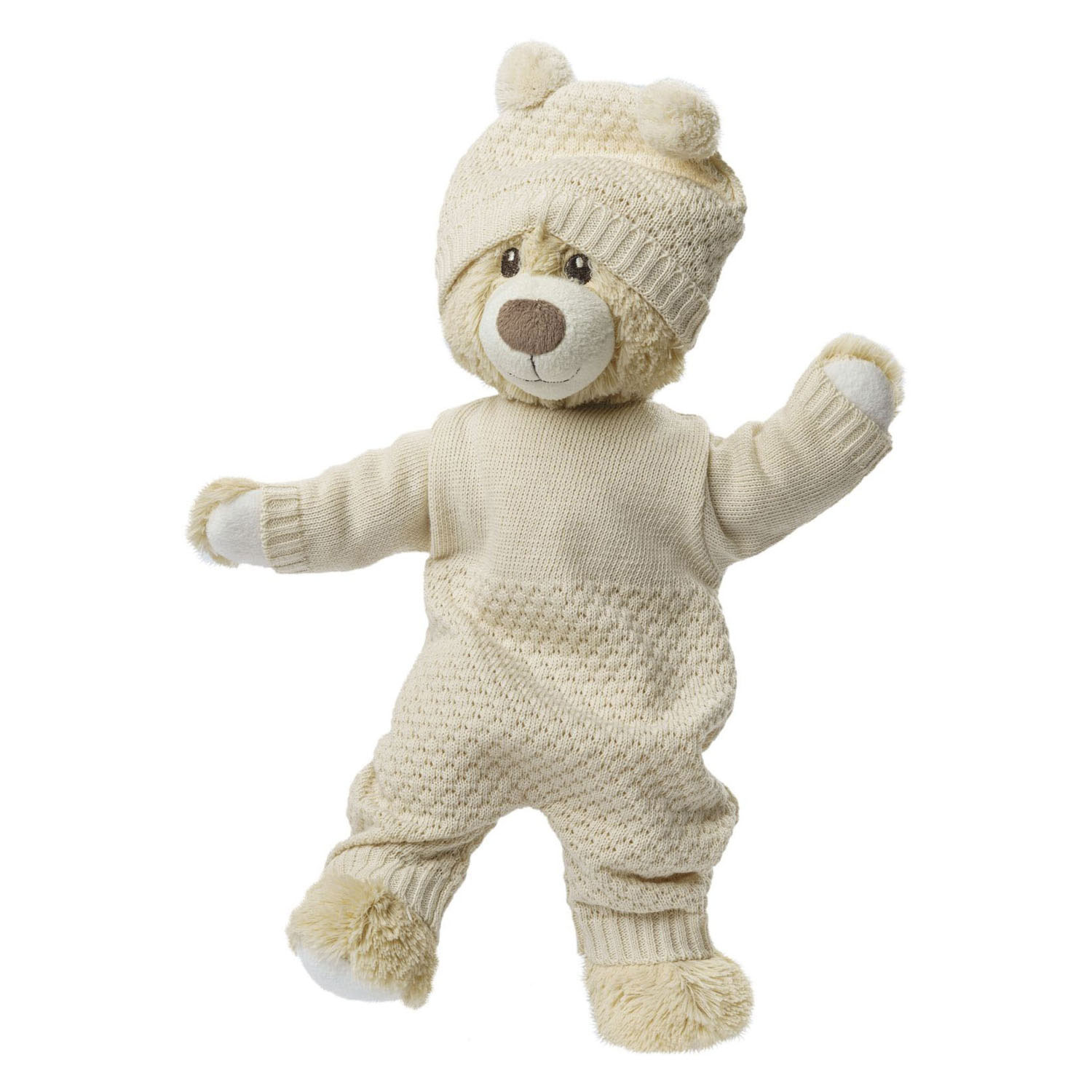 Poppen Brei Overall Ecru, 35-45 cm