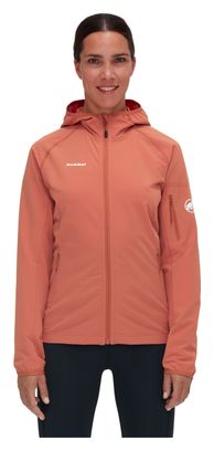 Veste Polaire Femme Mammut Madris Light Hooded Corail