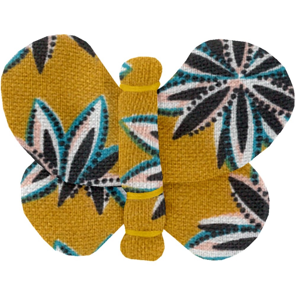 Barrette Petit Papillon Etoile Anisée