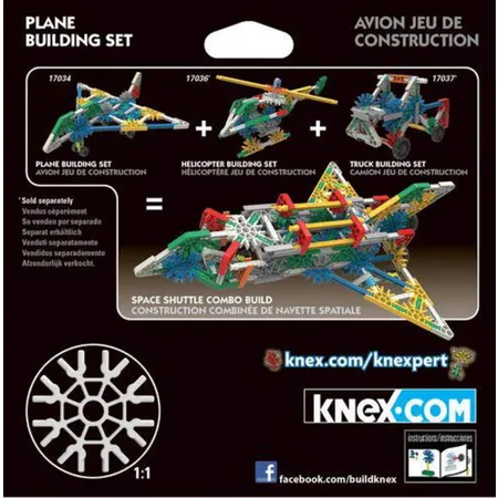 K'NEX Bauset Classic Flugzeug
