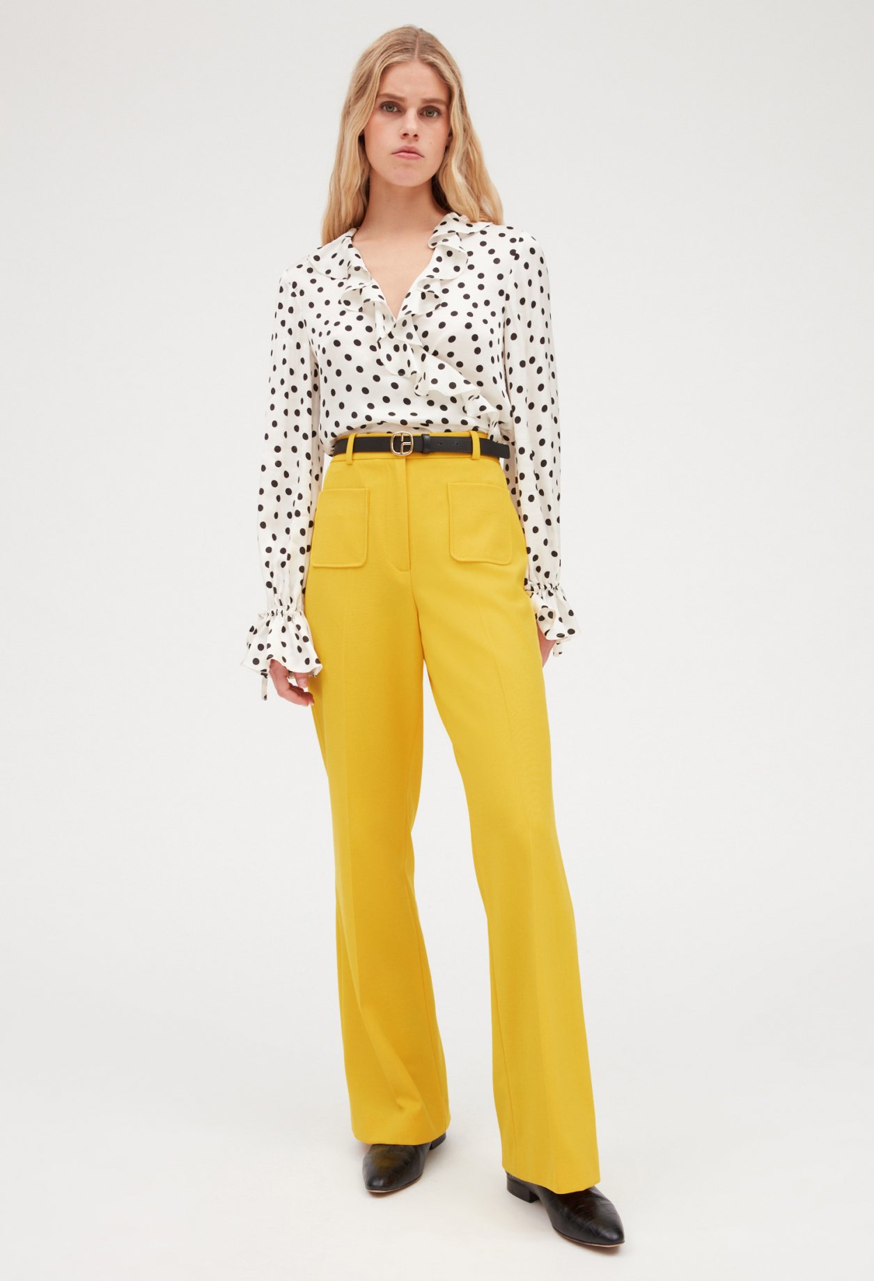 Pantalon evase