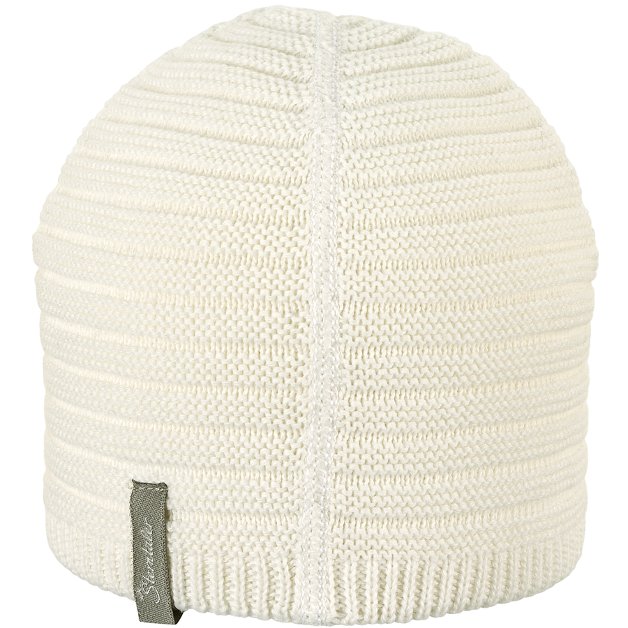 Sterntaler Strickmütze Rippe ecru