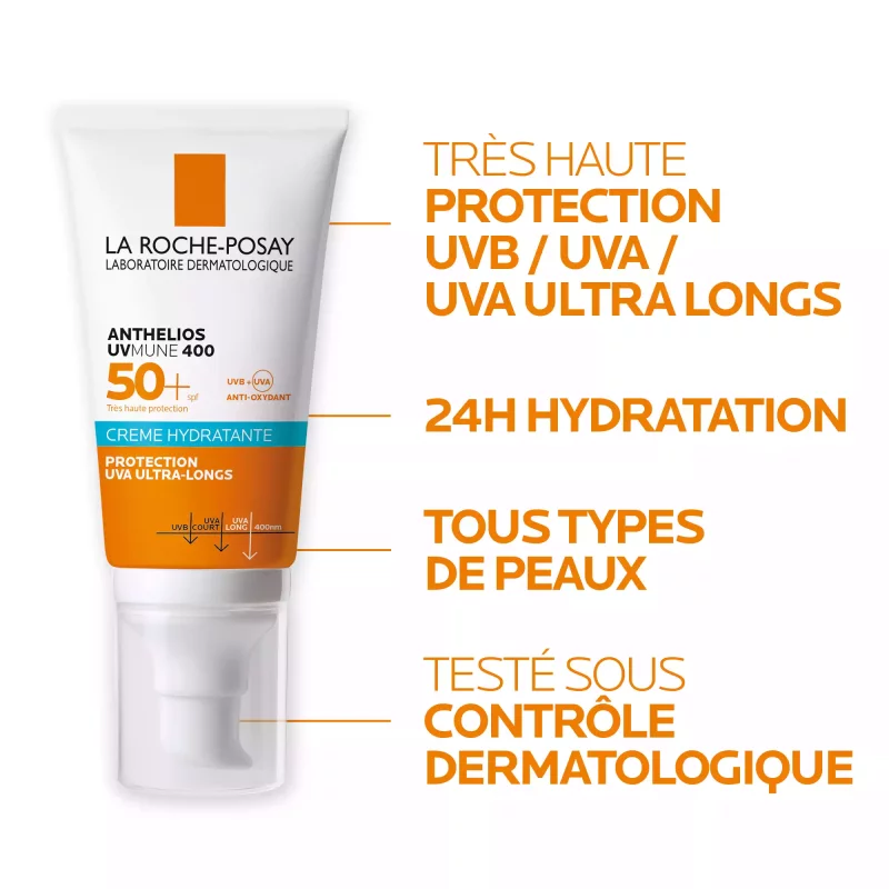 ANTHELIOS UVMUNE 400 Crème Avec Parfum SPF50+ - La Roche-Posay - 50ml