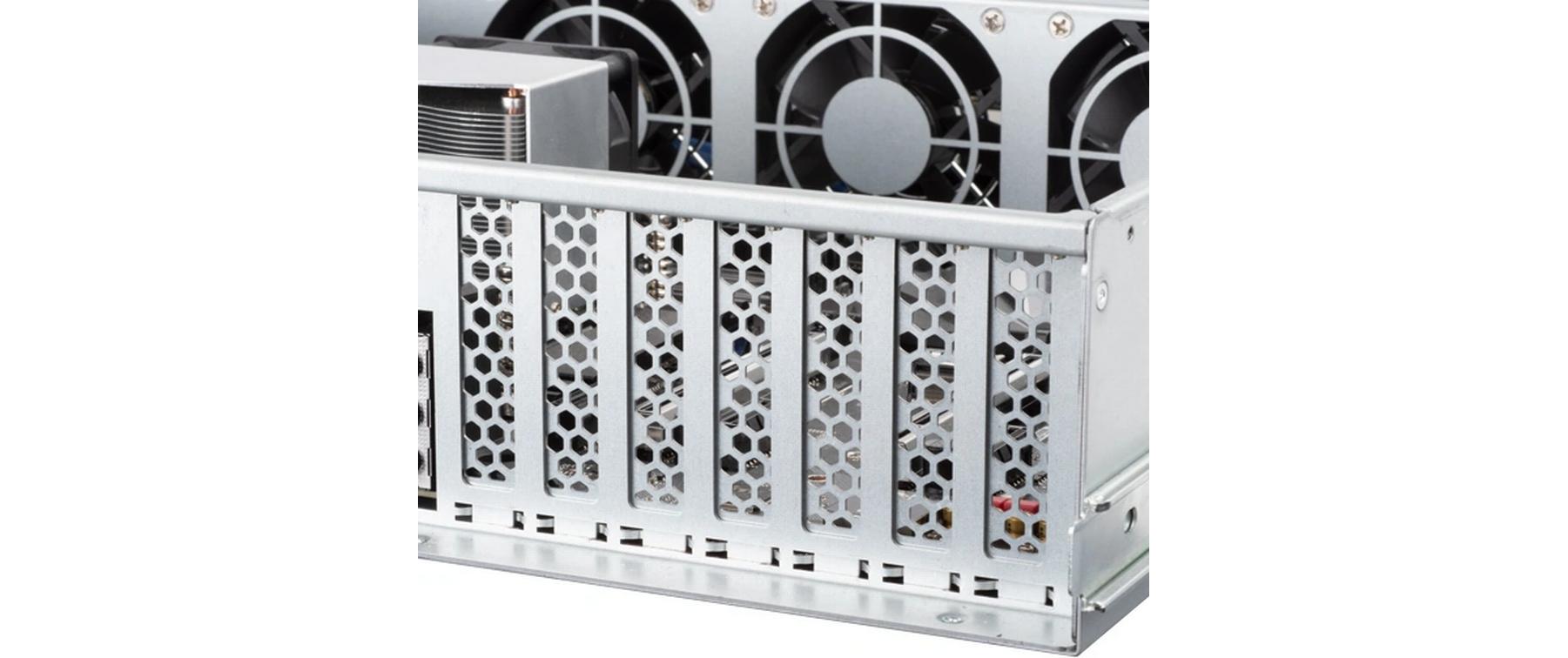 Gehäuse SST-RM23-502<br>Industrielles 2HE-ATX-Rackmount-Speicherservergehäuse mit dualem 5.25-Zoll-Laufwerkschacht und USB-3.1-Gen1-Schnittstelle