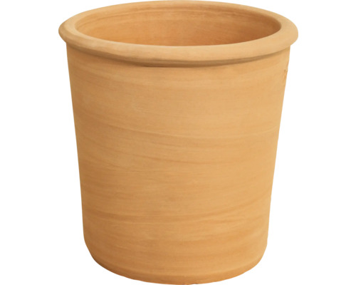 Bloempot, plantenbak, terracotta, 37 x 37 x 37 cm, bruin