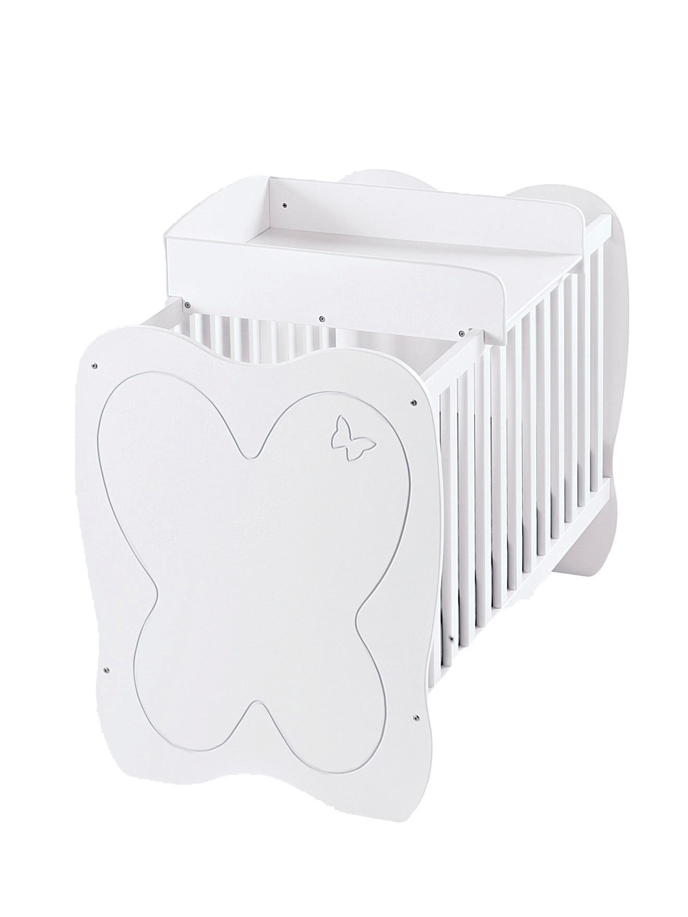 Vertbaudet Wickelaufsatz für Babybetten weiß
