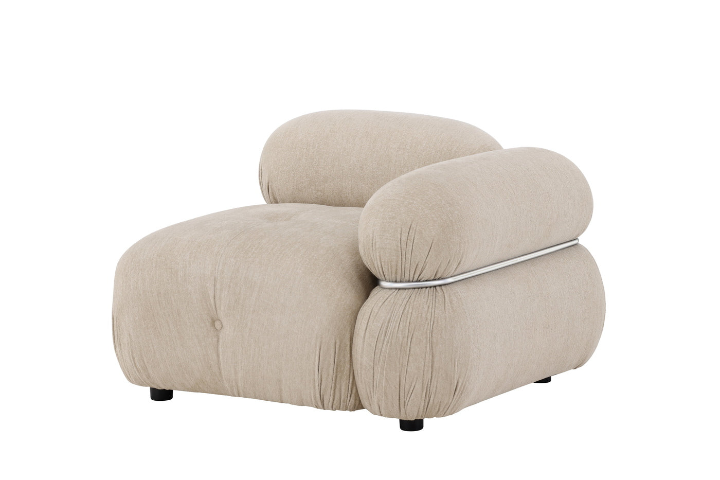 FjÃ´rd - Bank Module Hoek Links - Beige - 95cm - Mika