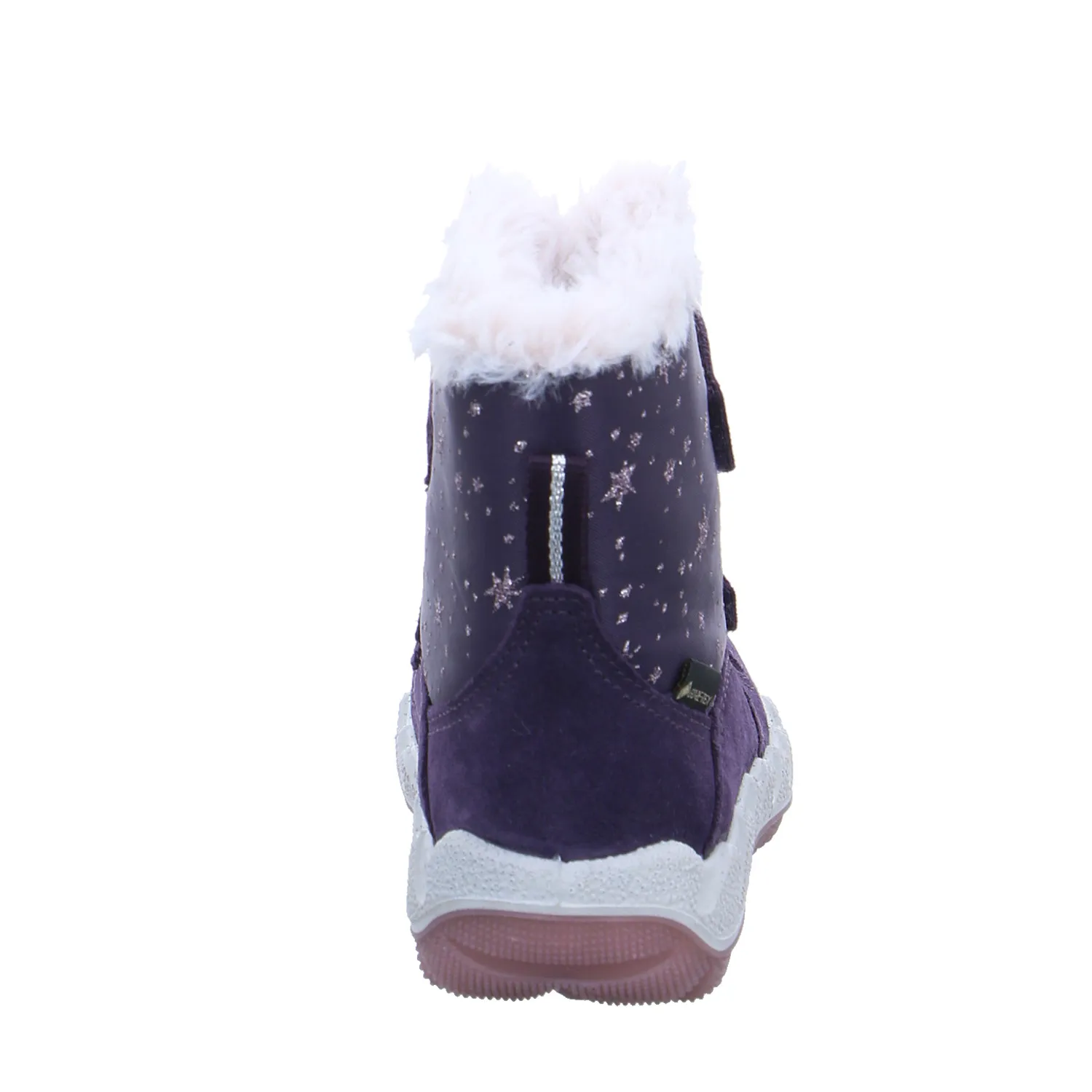 SUPERFIT Kleinkinder-Snowboot  Membran Violette Textil  Baby Mädchen Winterstiefel