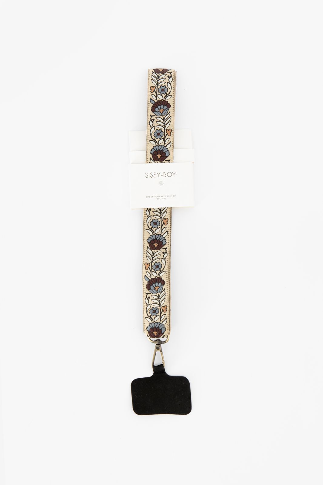 Telefoonkoord jacquard flower