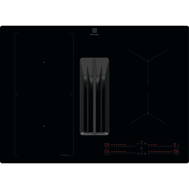 Electrolux kogeplade med emhætte HHHB760S (70 cm)