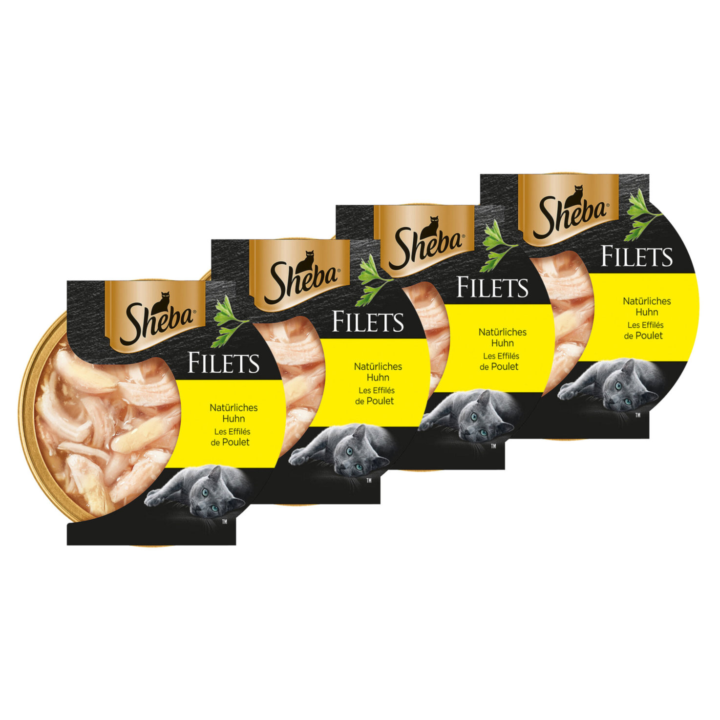 Sheba Filets naturbelassenes Hühnchen 1x60g 4x 60g