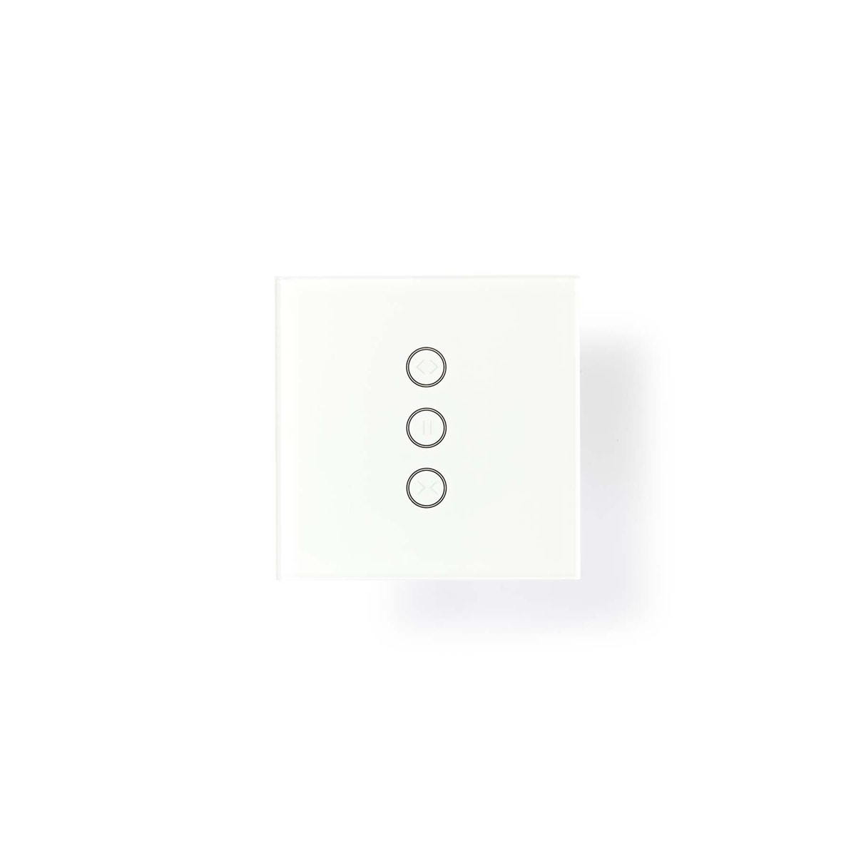 Nedis SmartLife Veggbryter | Wi-Fi | Gardin / Shutter / Solskjerm | Wall Mount | 300 W | Android™ / IOS | Glass | Hvit