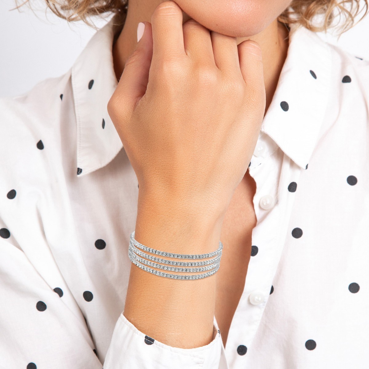 Bracelet SC Crystal orné de Cristaux scintillants