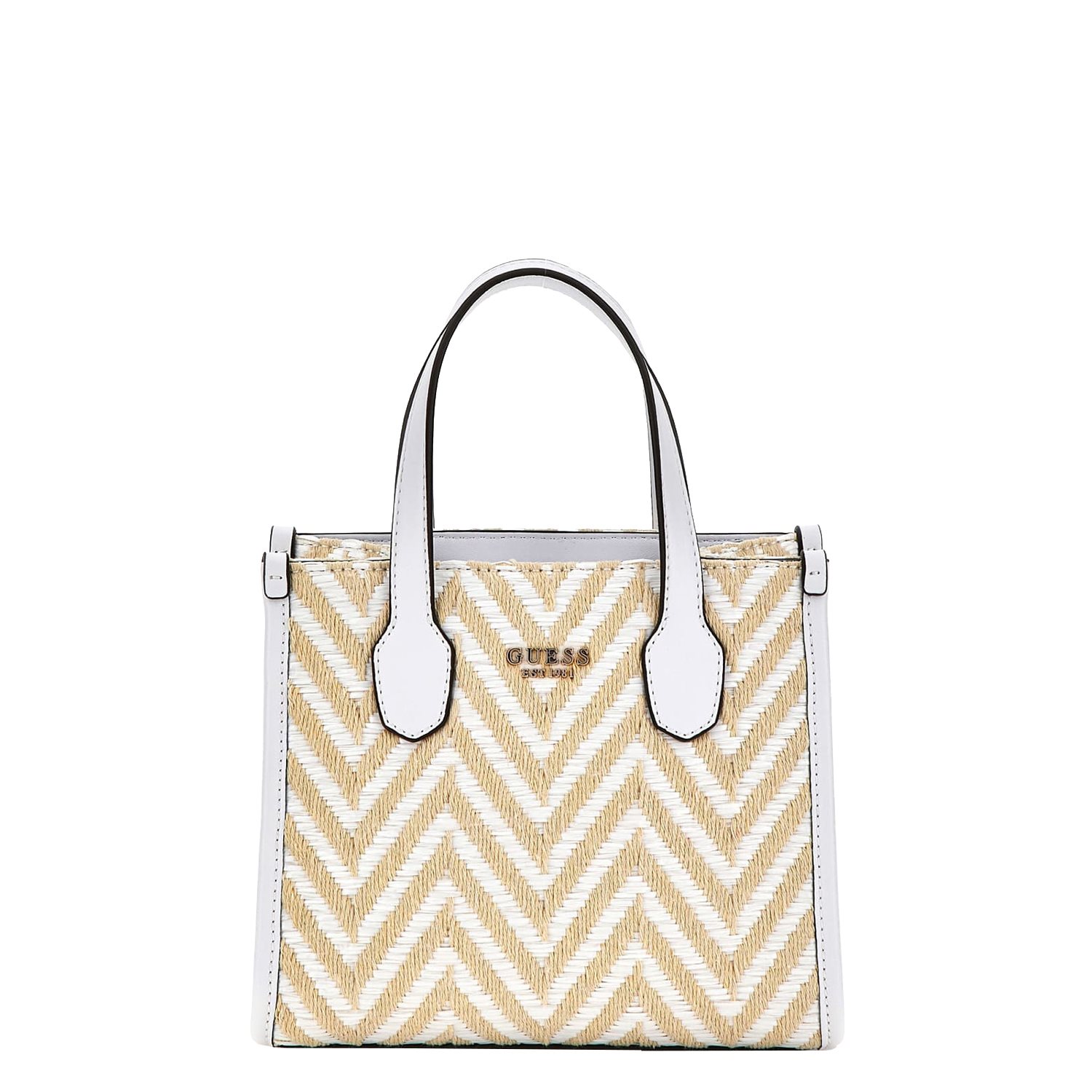 Guess Silvana Mini Tote white