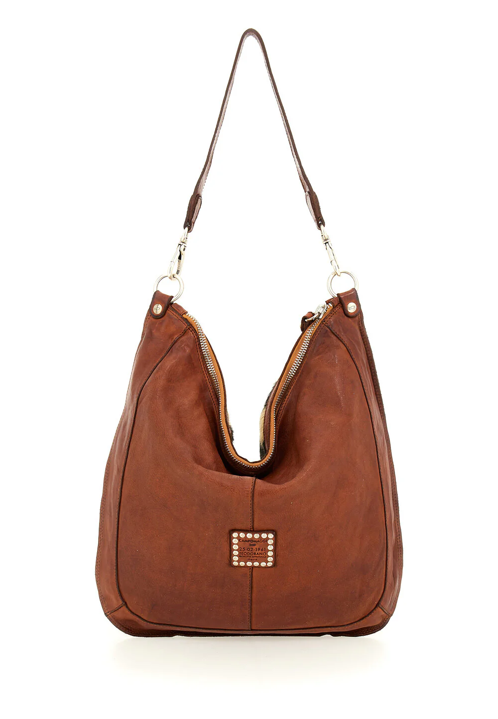 Campomaggi  Cow skuldertaske - cognac