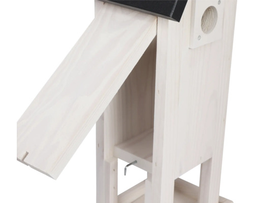 Siena Garden Spitz extra voederhuisje, Ø 32 mm, 15 x 19 x 50 cm, crème