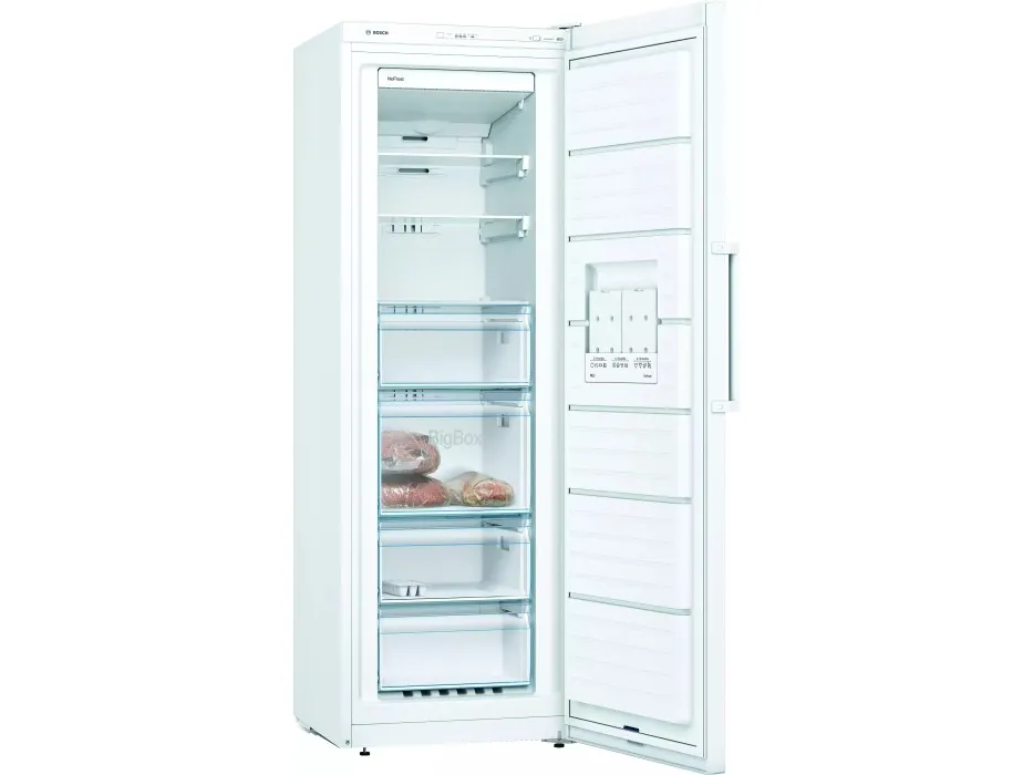 Bosch Serie | 4 GSN33VWEP - Fryser - stående - bredde: 60 cm - dybde: 65 cm - højde: 176 cm - 225 liter - Klasse E - hvid