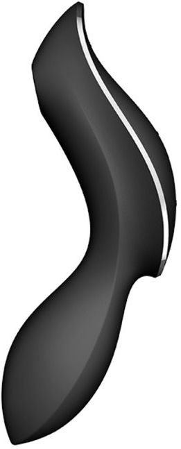 Satisfyer, drukgolfvibrator, Curvy Trinity 2, 17 cm, 3 motoren, veelzijdig, drukgolven en trillingen