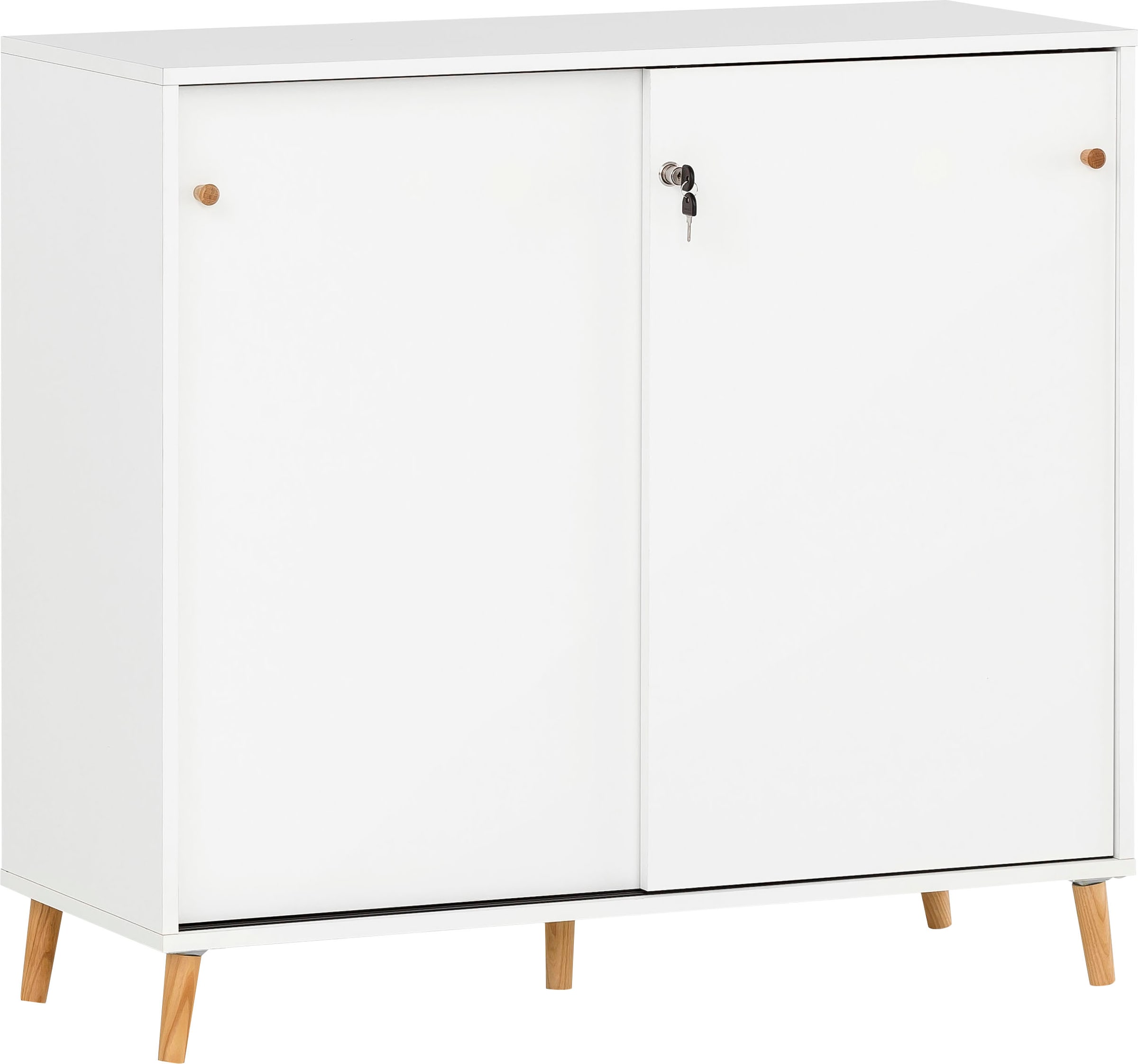 Schildmeyer Büromöbel-Set »Serie 500« bestehend aus 1 Regal, 1 Schrank, 1 Regalkreuz