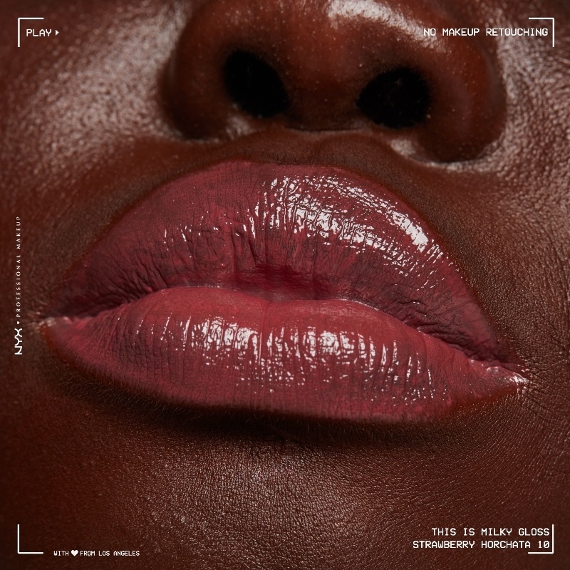 NYX Prof. Makeup This Is Milky Gloss 4 ml - 10 Strawberry Horchata