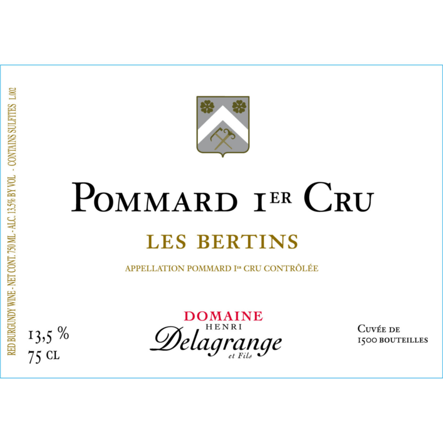 Pommard 1er Cru Les Bertins 6x 75cl -6x 75cl