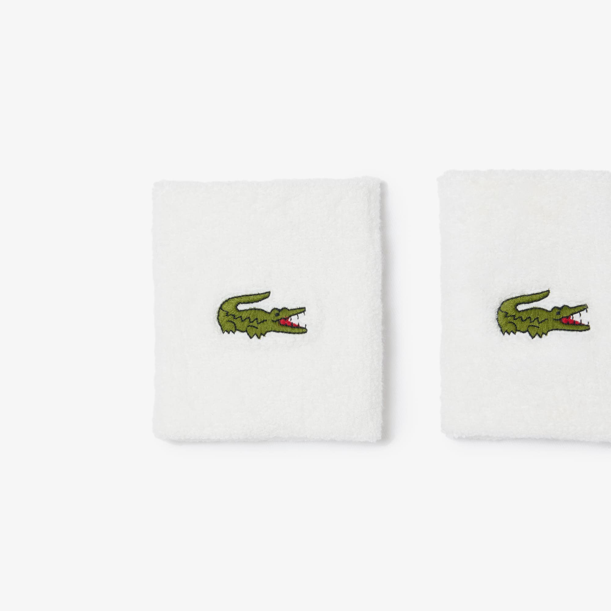 Serre-poignets sport en jersey stretch Accessoires - Blanc - Lacoste - Homme